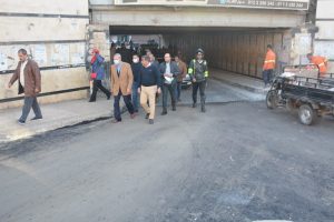 محافظة القليوبية يتفقد أعمال الرصف النهائية والترميم لنفق سعد زغلول بمدينة بنها