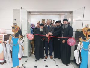 رئيس جامعة بنها يفتتح معرض جماليات الفنون القبطية والفرعونية لطلاب التربية النوعية