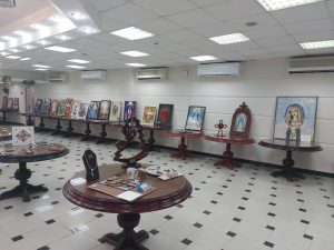 رئيس جامعة بنها يفتتح معرض جماليات الفنون القبطية والفرعونية لطلاب التربية النوعية