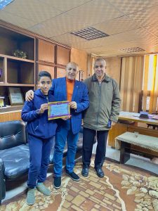 ابن الشبان الطالب المثالي على مستوى إدارة بنها التعليمية