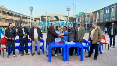 شبان بنها ابطال منطقة القليوبية لكرة اليد