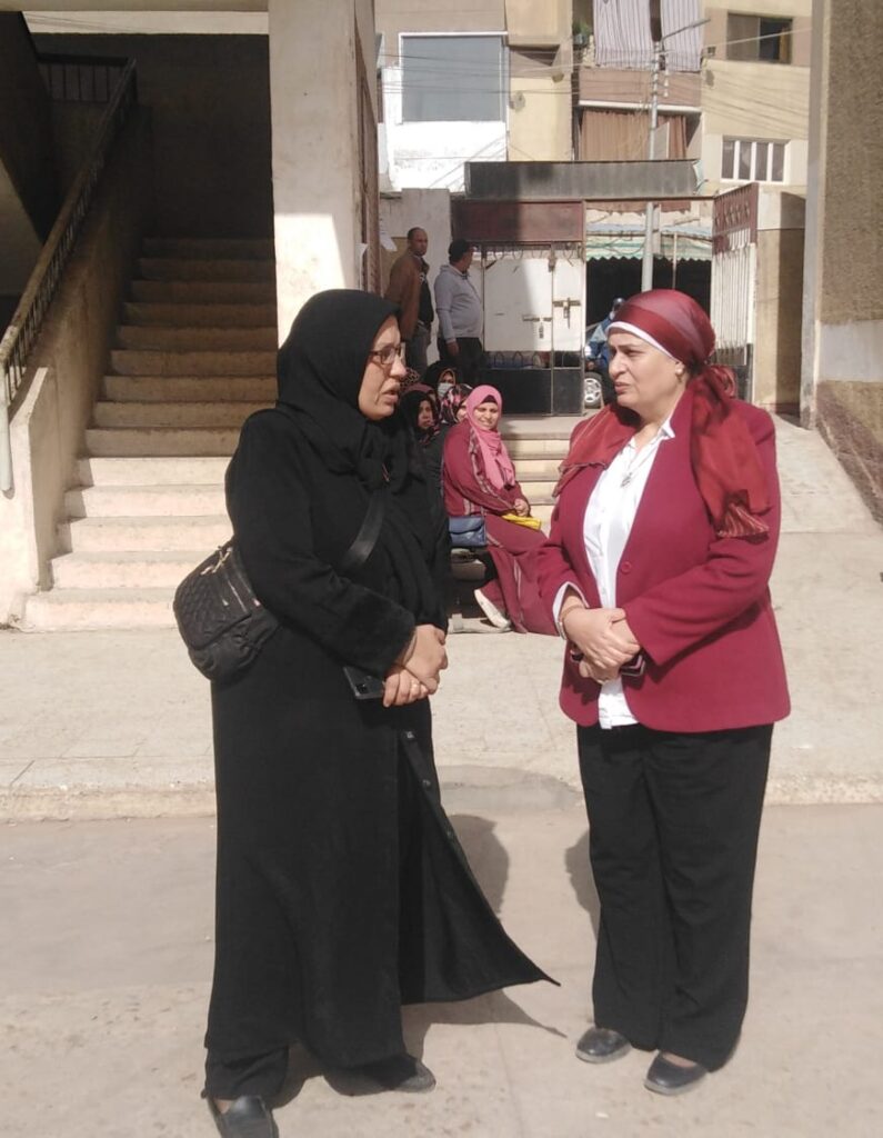 مدير تعليم القليوبية تتفقد لجان تقدير درجات الشهادة الإعدادية