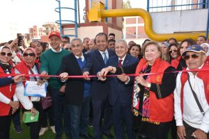 "مياه القليوبية" ومحافظ المنطقة الروتارية يفتتحان وحدة ترشيح طبيعي كبديل لمصادر المياه