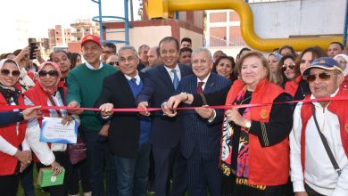 "مياه القليوبية" ومحافظ المنطقة الروتارية يفتتحان وحدة ترشيح طبيعي كبديل لمصادر المياه