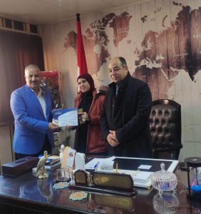 وكيل وزارة الشباب والرياضة بالقليوبية يكرم الممثل القانوني لهيئة الشبان العالمية ببنها