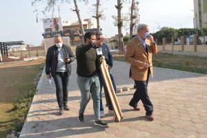 محافظ القليوبية يتفقد أعمال تطوير المرحلة الثانية من شارع فريد ندا بمدينة بنها  