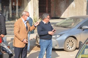 محافظ القليوبية يتفقد أعمال تطوير المرحلة الثانية من شارع فريد ندا بمدينة بنها  