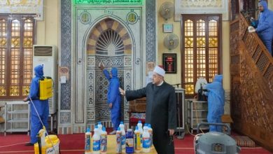أوقاف القليوبية تطلق حملة لنظافة المساجد استعدادا لشهر رمضان