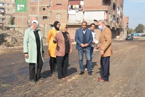 محافظ القليوبية يتفقد أعمال رصف طريق محور الباسوسية وطريق أبو الغيط الحادثة