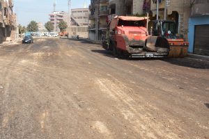 محافظ القليوبية يتفقد أعمال رصف طريق محور الباسوسية وطريق أبو الغيط الحادثة