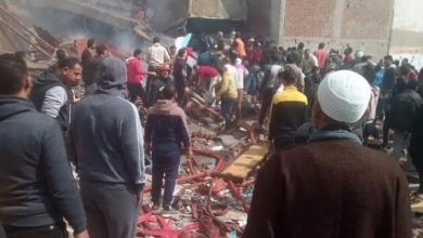 3 وفيات و23 مصاب في انهيار عقارين بسبب انفجار انابيب البوتاجاز في دمنهور