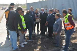 محافظ القليوبية ورئيس جهاز تعمير القاهرة الكُبرى يتفقدان أعمال تطوير المرحلة الثانية لمدينة بنها