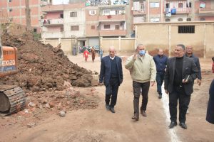 بدء مشروع إنشاء مبنى للإدارة الزراعية ومجمع لمواقف السيارات بمدينة كفر شكر