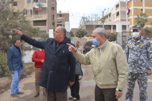 محافظ القليوبية يتفقد حديقة نسمة ومحطة معالجة الصرف الصحي بالعكرشة