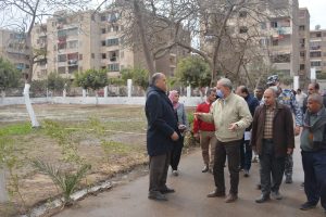 محافظ القليوبية يتفقد حديقة نسمة ومحطة معالجة الصرف الصحي بالعكرشة