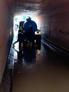 صور - رفع تجمعات مياه الأمطار من شوارع القليوبية