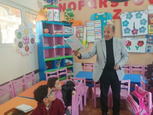 شبان بنها تتابع انتظام الدراسة بمرحلة رياضة الأطفال