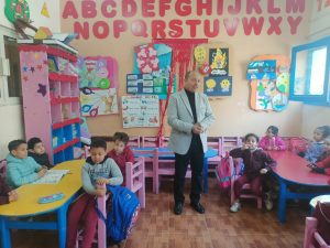 شبان بنها تتابع انتظام الدراسة بمرحلة رياضة الأطفال