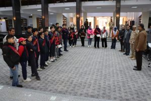 هيئة الشبان العالمية داخل الكلية الفنية العسكرية