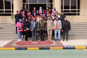 هيئة الشبان العالمية داخل الكلية الفنية العسكرية