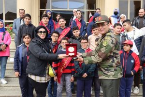 هيئة الشبان العالمية داخل الكلية الفنية العسكرية