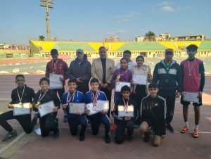 تكريم أبطال ألعاب القوى بالمشروع القومي للموهبة والبطل الأولمبي