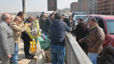 محافظ القليوبية يتابع إزالة الإشغالات بأحياء غرب وشرق شبرا الخيمه