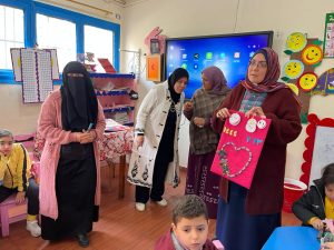 ادارة بنها فى زيارة لمجمع مدارس الشبان