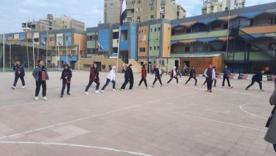 يوم رياضي مميز لطلاب المرحلة الاعدادية بشبان بنها