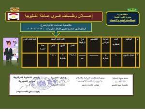 توفير 180 فرصة عمل في 6 شركات بالقليوبية