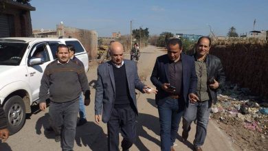 رئيس كفر شكر يشن حملة مكبرة لتحسين مستوى الخدمات العامة للمواطنين