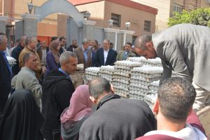 توفير بيض المائدة للمواطنين بسعر 95 جنيه للبيض الأبيض و96 للبيض الأحمر بالقليوبية