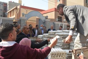 توفير بيض المائدة للمواطنين بسعر 95 جنيه للبيض الأبيض و96 للبيض الأحمر بالقليوبية