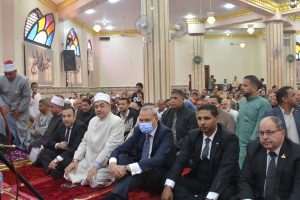محافظ القليوبية يفتتح مسجد السادات الغربي بكفر الحصافة بطوخ