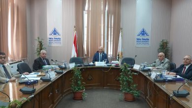 رئيس جامعة بنها يترأس لجنة اختيار عميد كلية العلوم