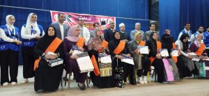 وكيل وزارة الشباب والرياضة بالقليوبية يدشن مبادرة "أمي تاجي" من مسرح نادى الشباب بطوخ