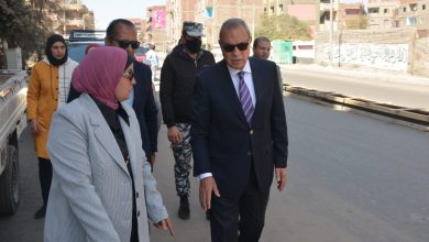 محافظ القليوبية يتفقد أعمال رصف وتطوير طريق أبو الغيط وأعمال رصف محور الباسوسية