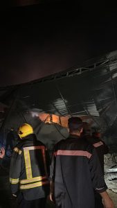 السيطرة على حريق مصنع الفوم بأبو زعبل - صور
