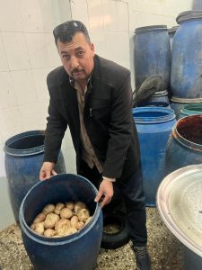 صور - ضبط 2 طن مخللات غير صالحة للاستهلاك الآدمي بالقليوبية