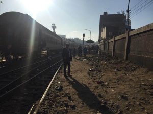 رفع العربات وتسييير حركه القطارات بعد حادث قطار قليوب