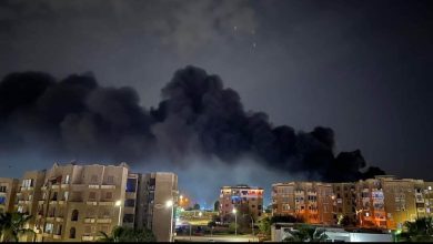 اندلاع حريق بمصنع مراتب بالعبور اندلاع حريق بمصنع مراتب بالعبور