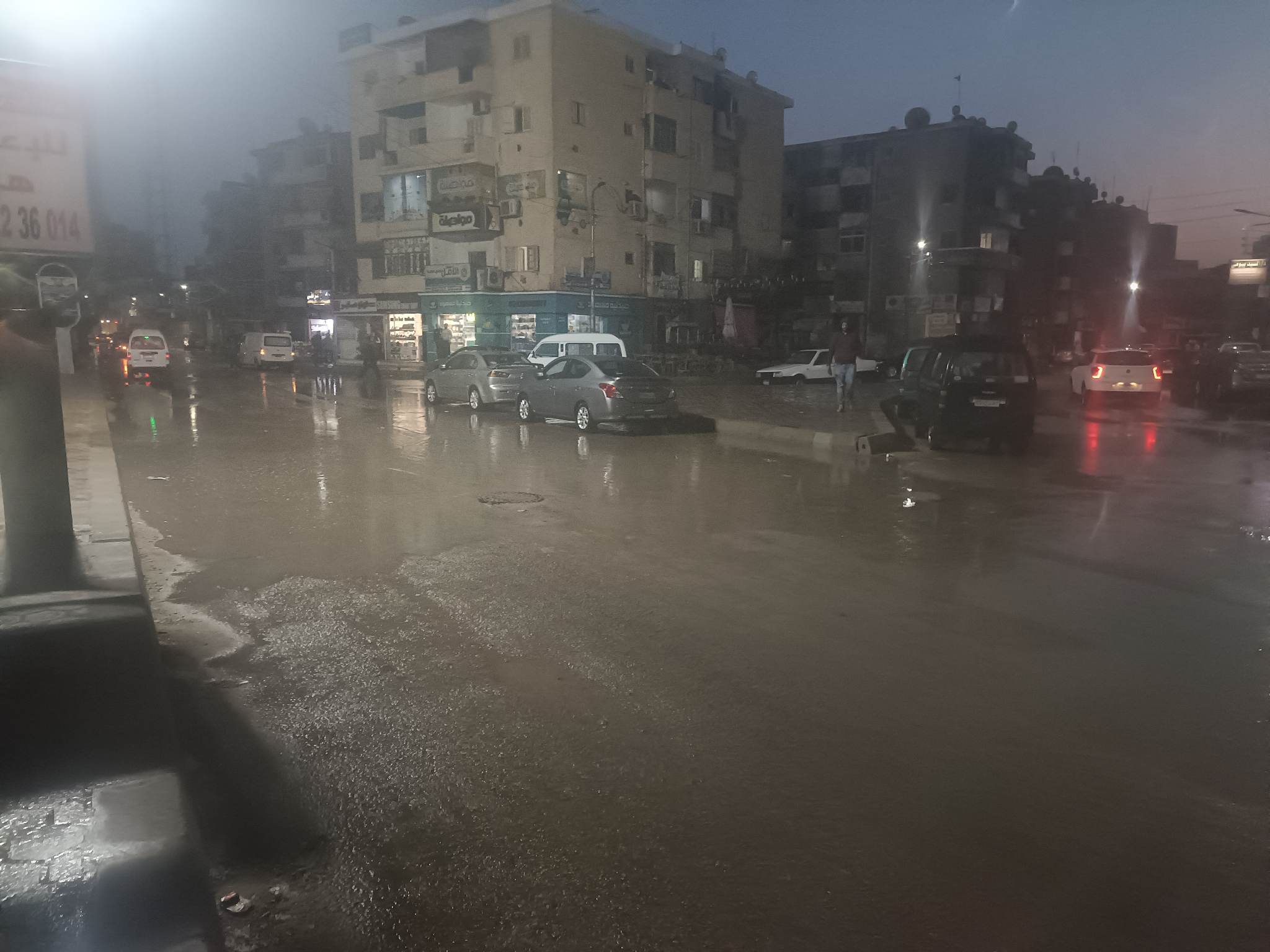 ثلوج وأمطار غزيرة بالقليوبية والمحافظة تعلن الطوارئ - صور