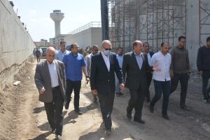 محافظ القليوبية يتفقد أعمال إنشاء مبنى الإدارة الزراعية وموقف السيارات بكفر شكر