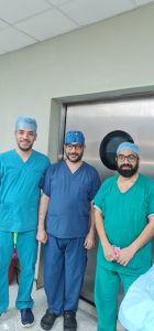 صور - إجراء جراحة نادرة لطفلة تعاني من عيب خلقي بتأمين بنها