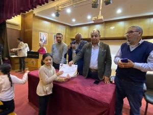 تكريم الفائزين بمسابقة القرآن الكريم بجمعية شبان بنها