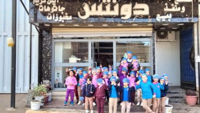 براعم شبان بنها داخل مصنع دونتس