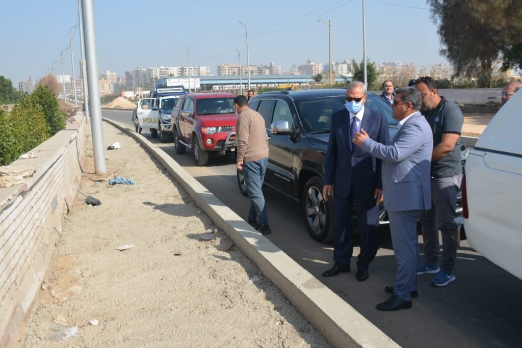 محافظ القليوبيه يتابع أعمال تطوير شارع فريد ندا ببنها