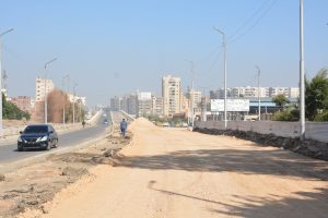 محافظ القليوبيه يتابع أعمال تطوير شارع فريد ندا ببنها