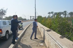 محافظ القليوبيه يتابع أعمال تطوير شارع فريد ندا ببنها