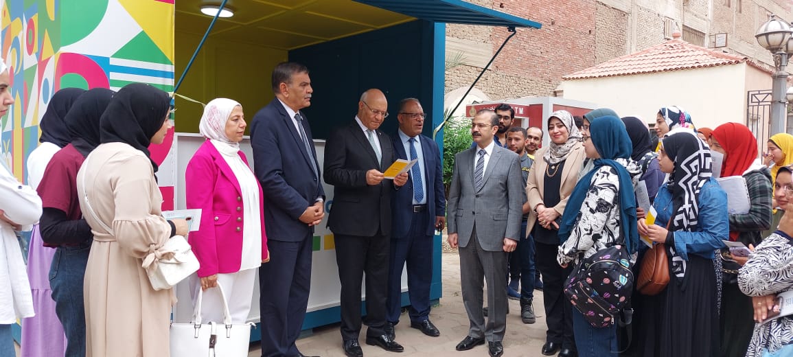 رئيس جامعة بنها يفتتح مقر المشروع الوطني للقراءة بمجمع الكليات